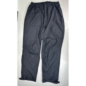 Cabelas Gore-Tex Pac Lite RR Mens XLT Tall Black Rain Pants Packable